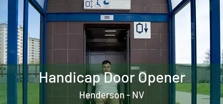 Handicap Door Opener Henderson - NV